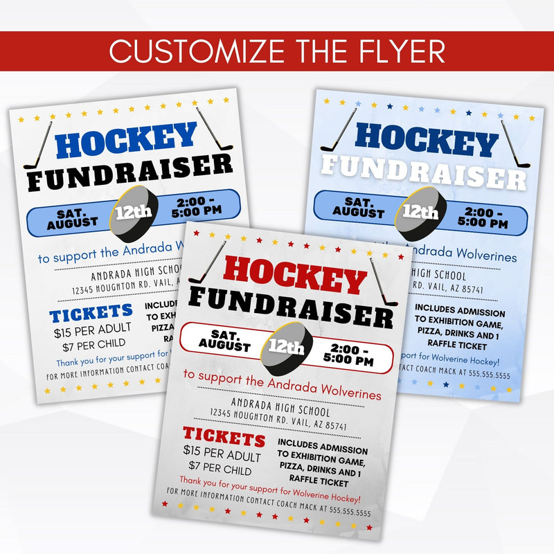 youth hockey fundraising ideas
