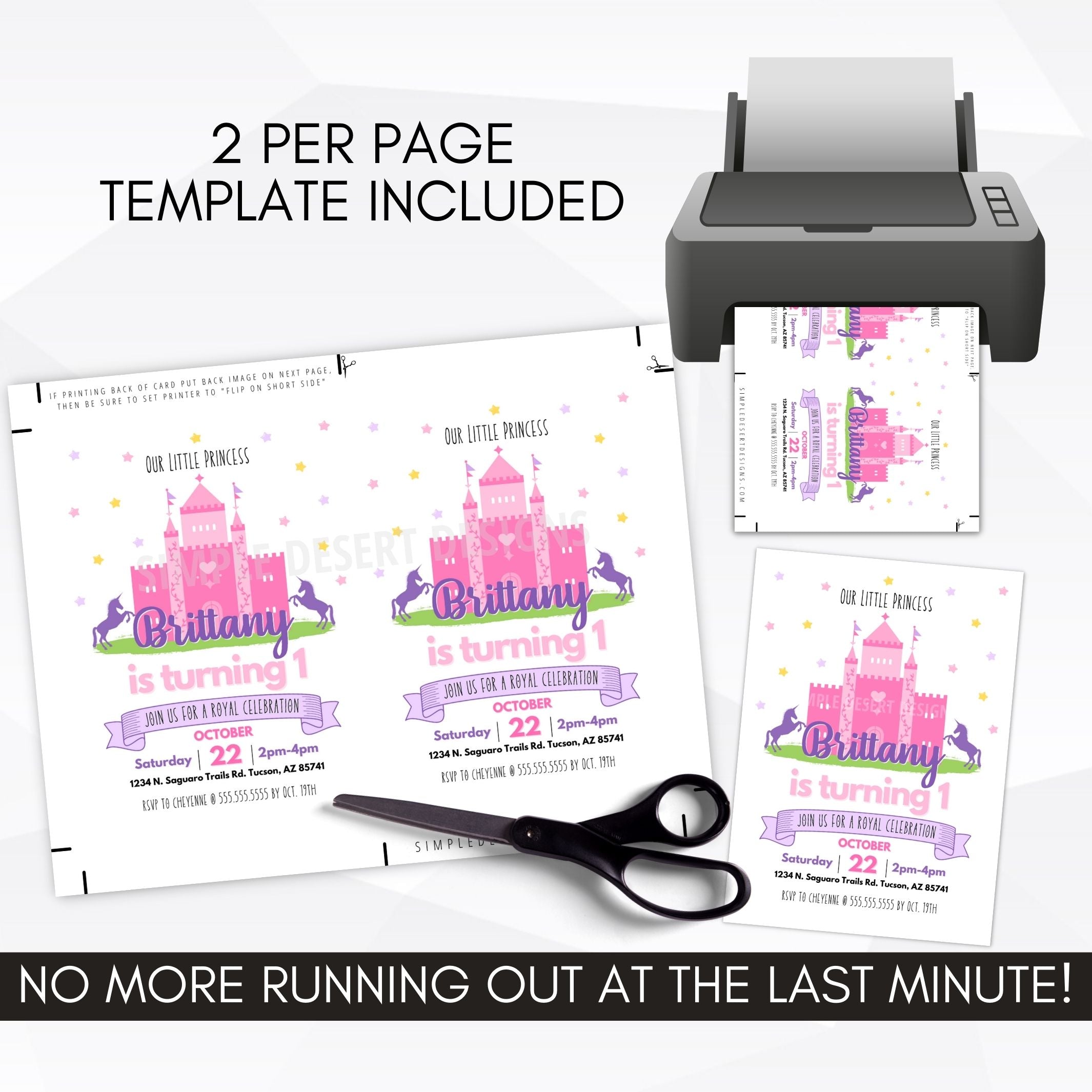 first birthday party invitations
