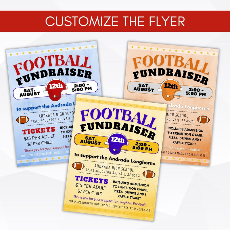 fundraising ideas for football teams