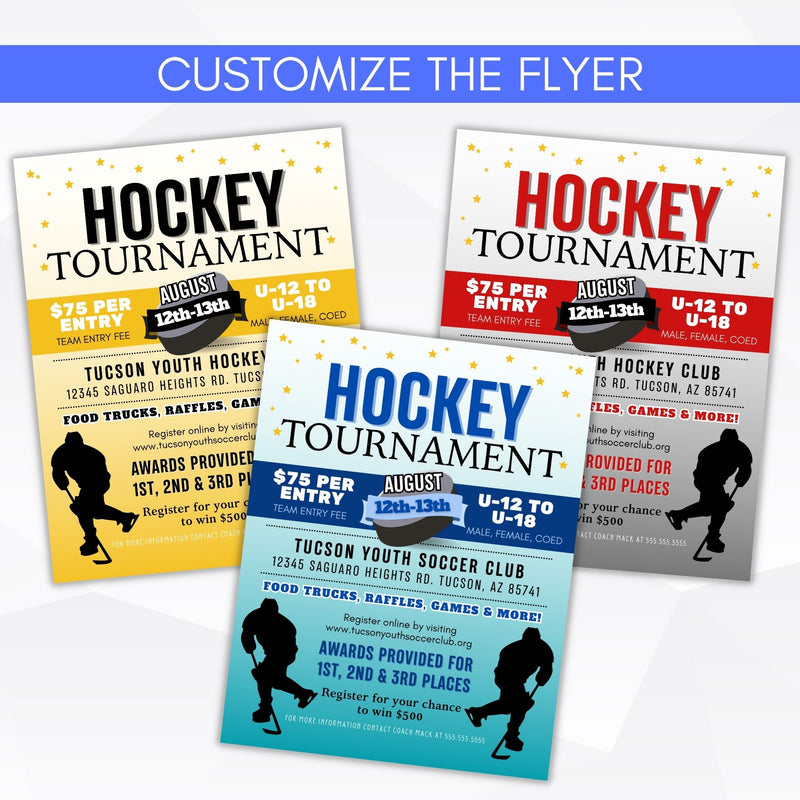 hockey fundraiser ideas