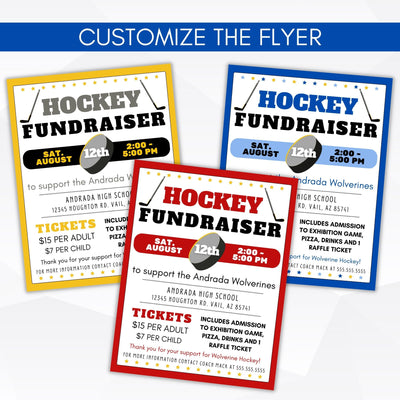 hockey fundraiser ideas
