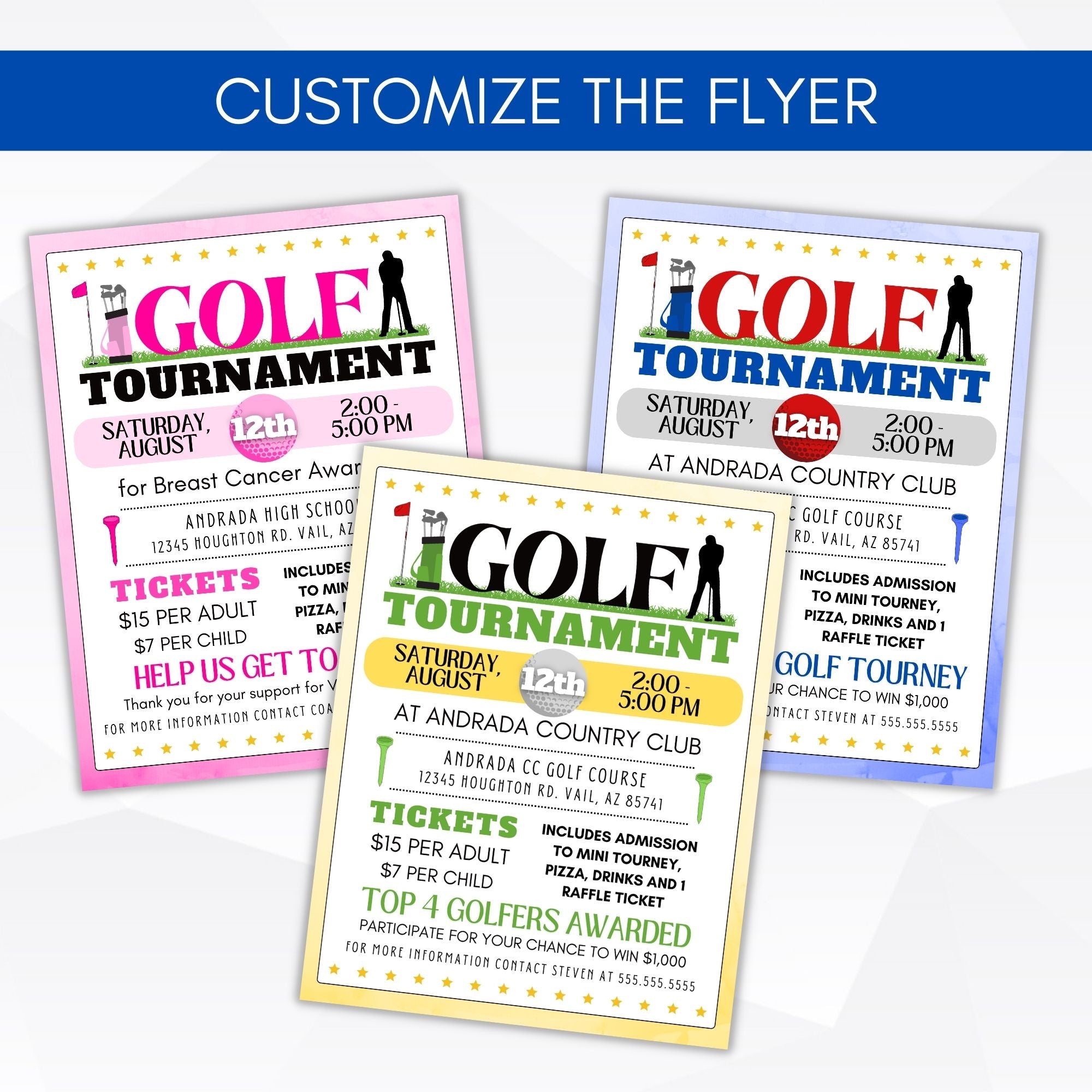 golf fundraiser tournament