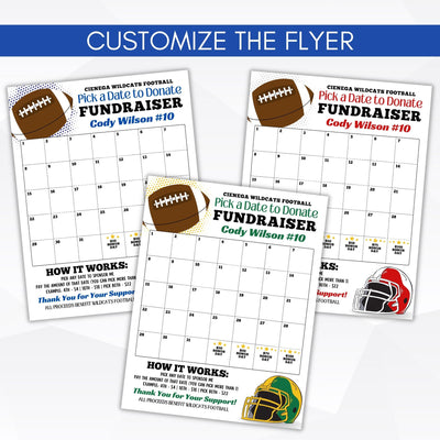 football fundraiser ideas