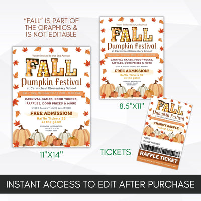 pumpkin theme flyers