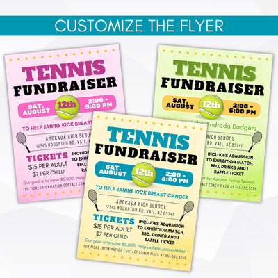 tennis flyers