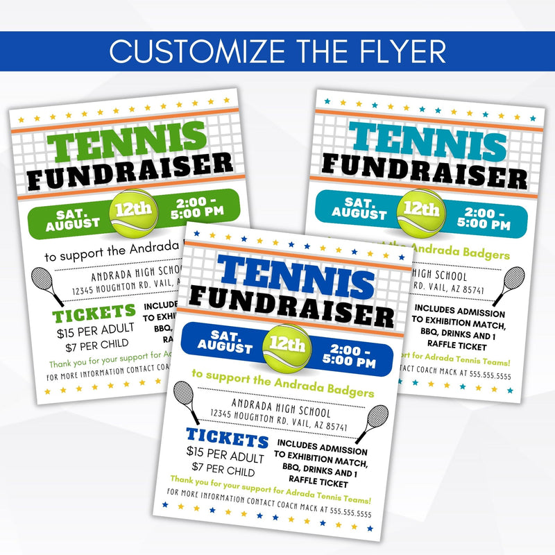 tennis flyers