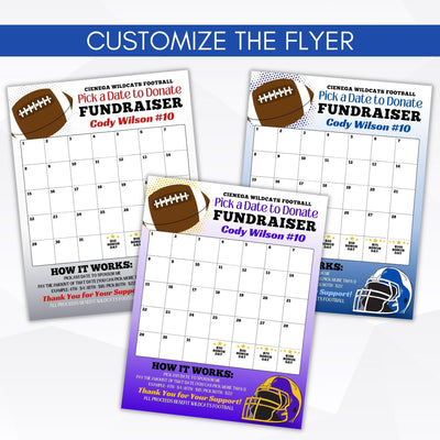 calendar fundraiser pick a date