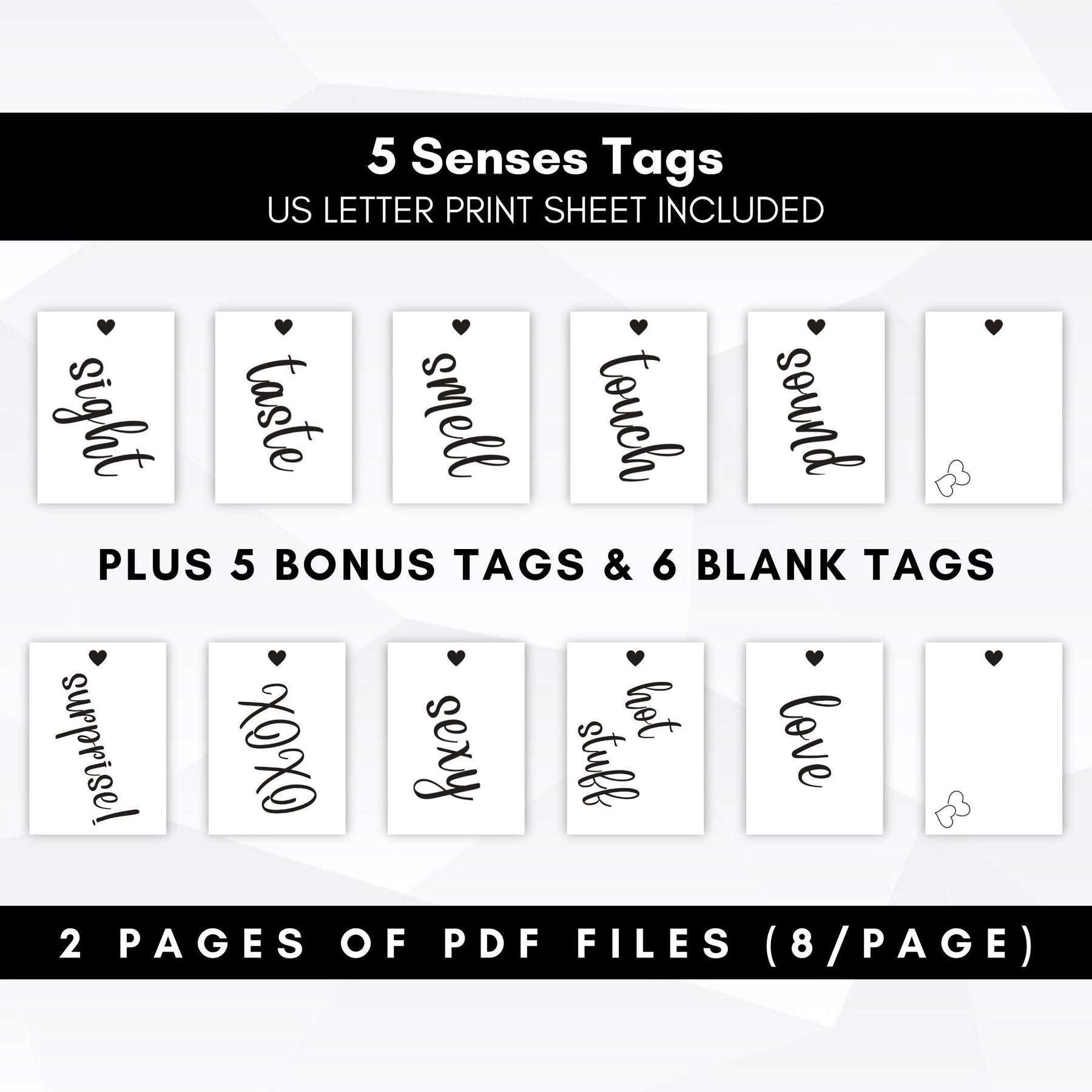 5 Senses Cards Five Senses Gift Tags Simple Desert Designs 5-senses-cards-five-senses-gift-tags-simple-desert-designs