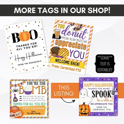 school halloween tags gift tags pdf