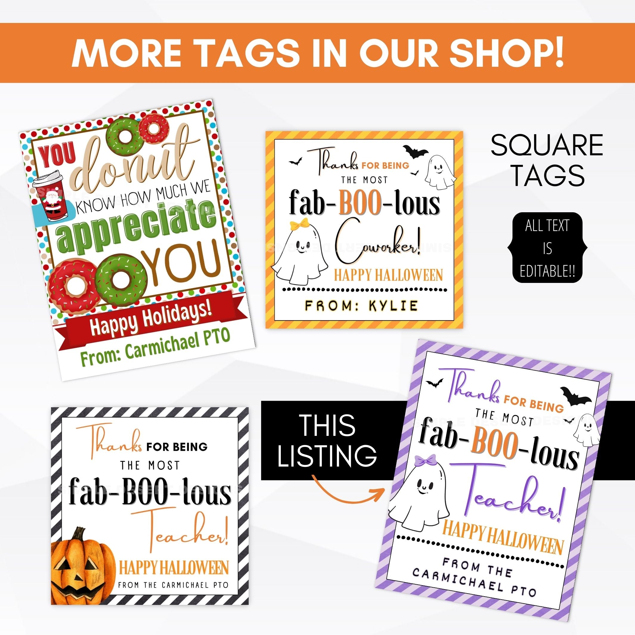 teacher appreciation gift tags