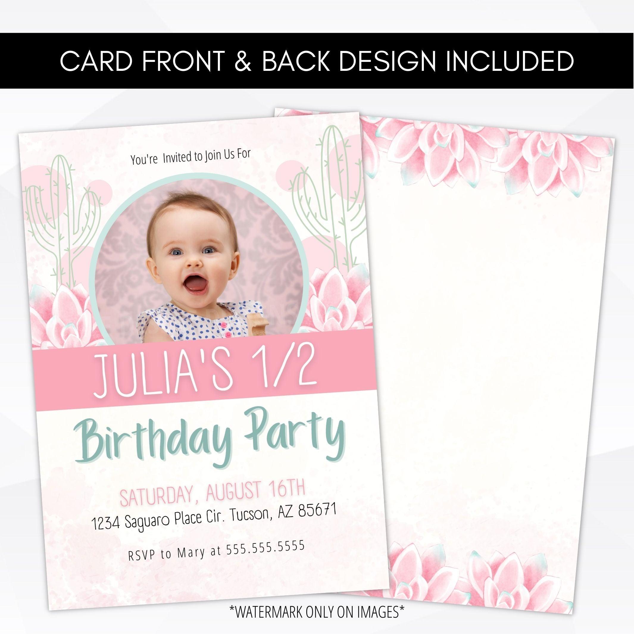 milestone party invitation