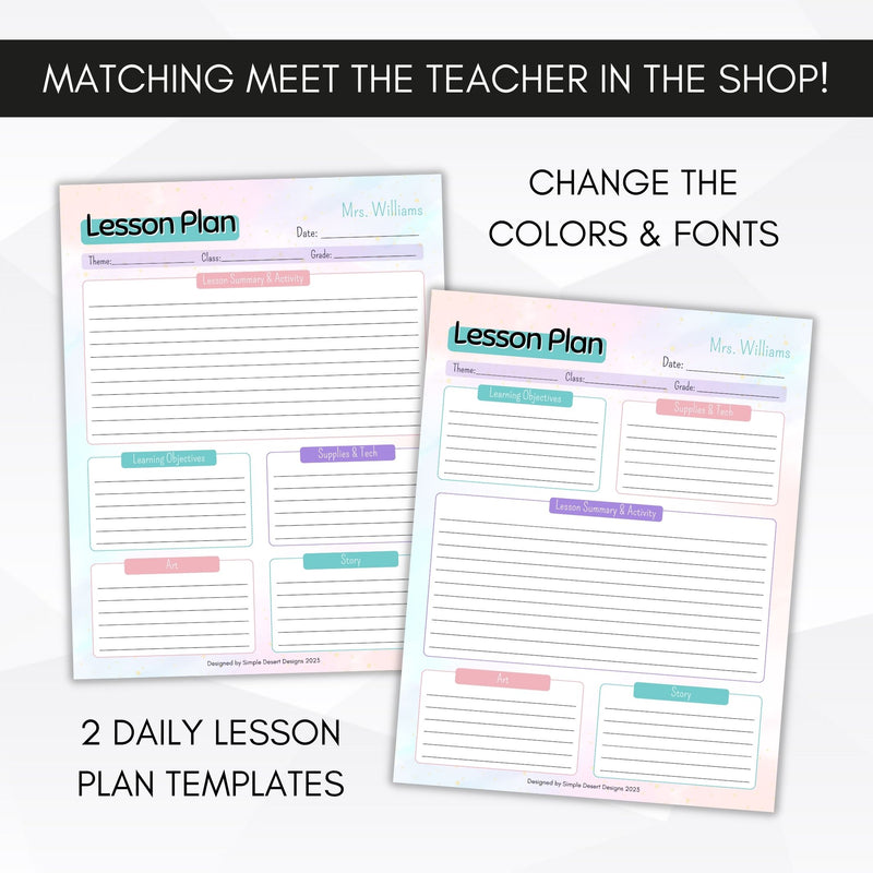 teacher planner daily