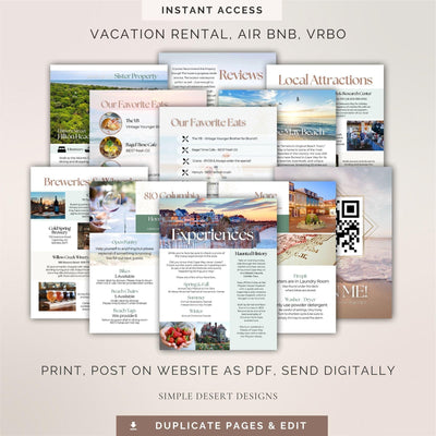 vacation rental booklet