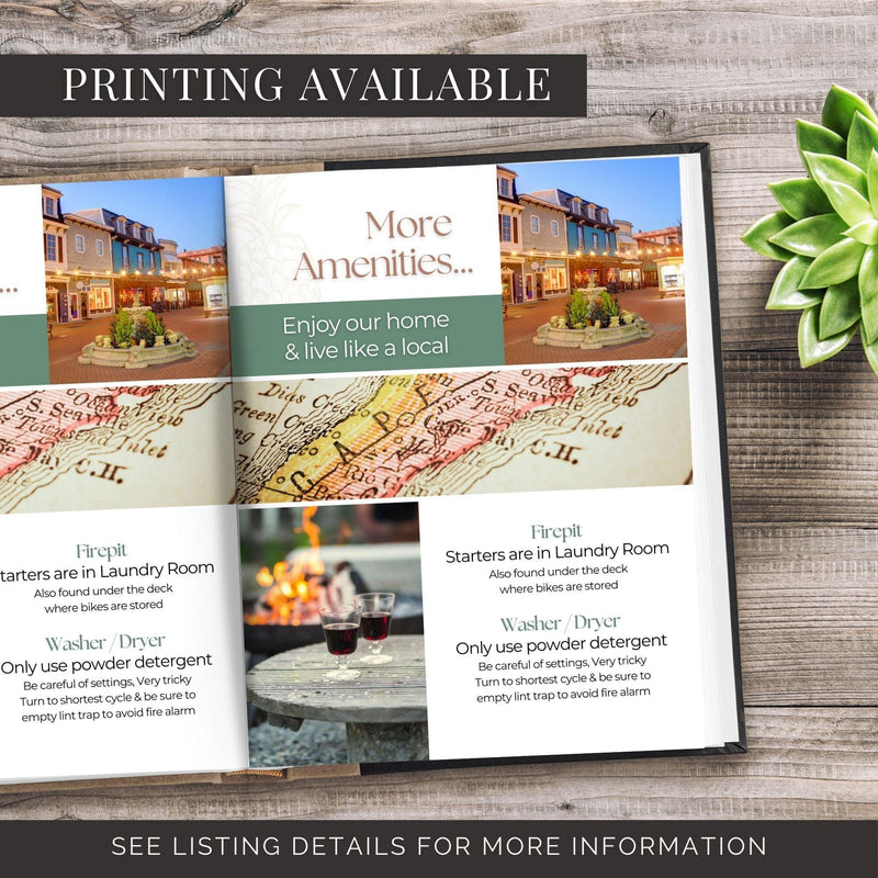 vacation rental welcome book template