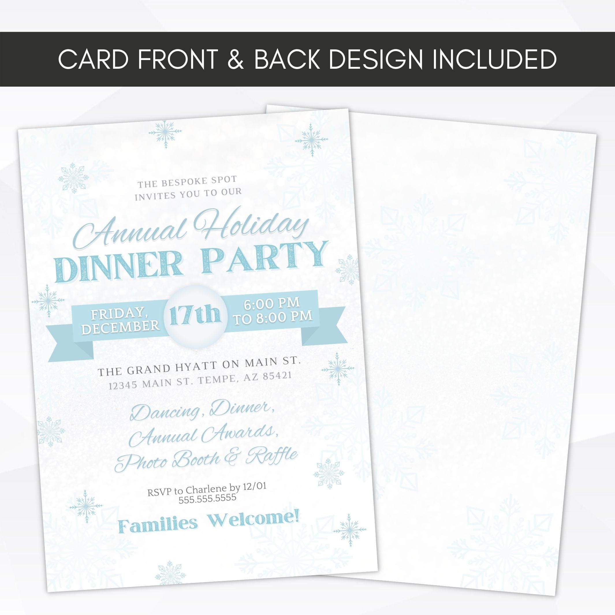 christmas winter holiday volunteer recognition party