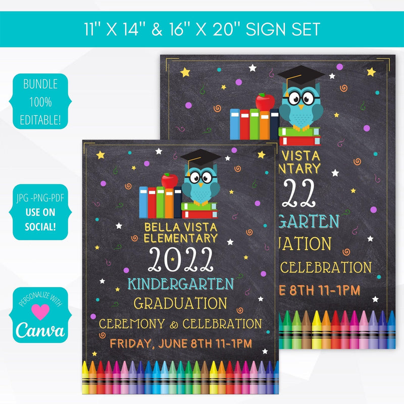 any grade school graduation flyer