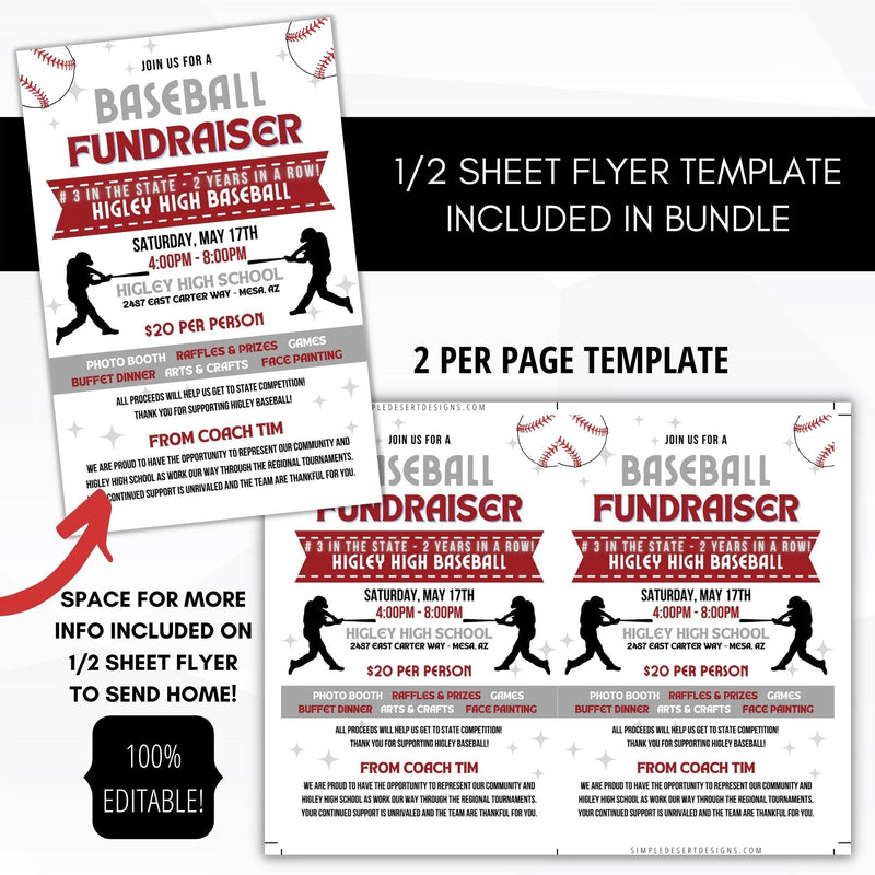 fundraising for baseball team