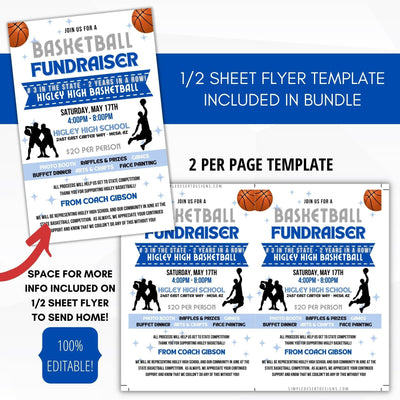 basketball athletic booster club, school, club fundraiser event banquet