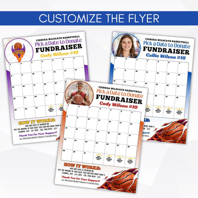 basketball fundraiser flyers