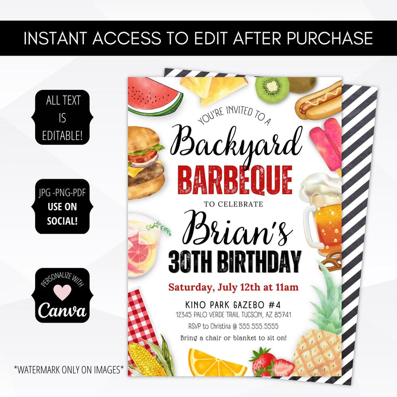 backyard bbq birthday party