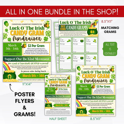 School PTO PTA fundraising ideas St Patricks