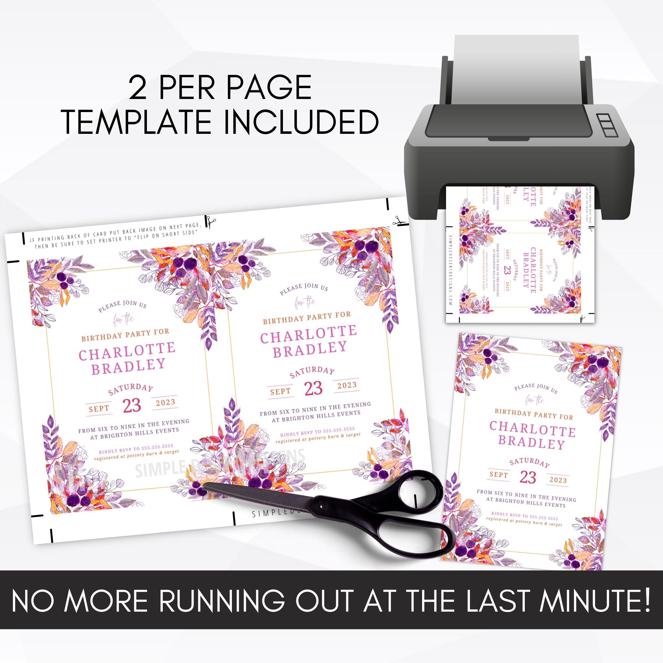 bespoke party invitations