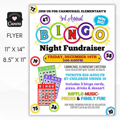 bingo night flyers