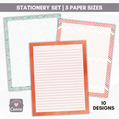 BOHO journal paper lined and unlined