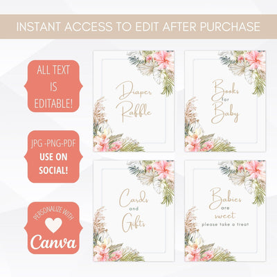 bohemian sign set bundle