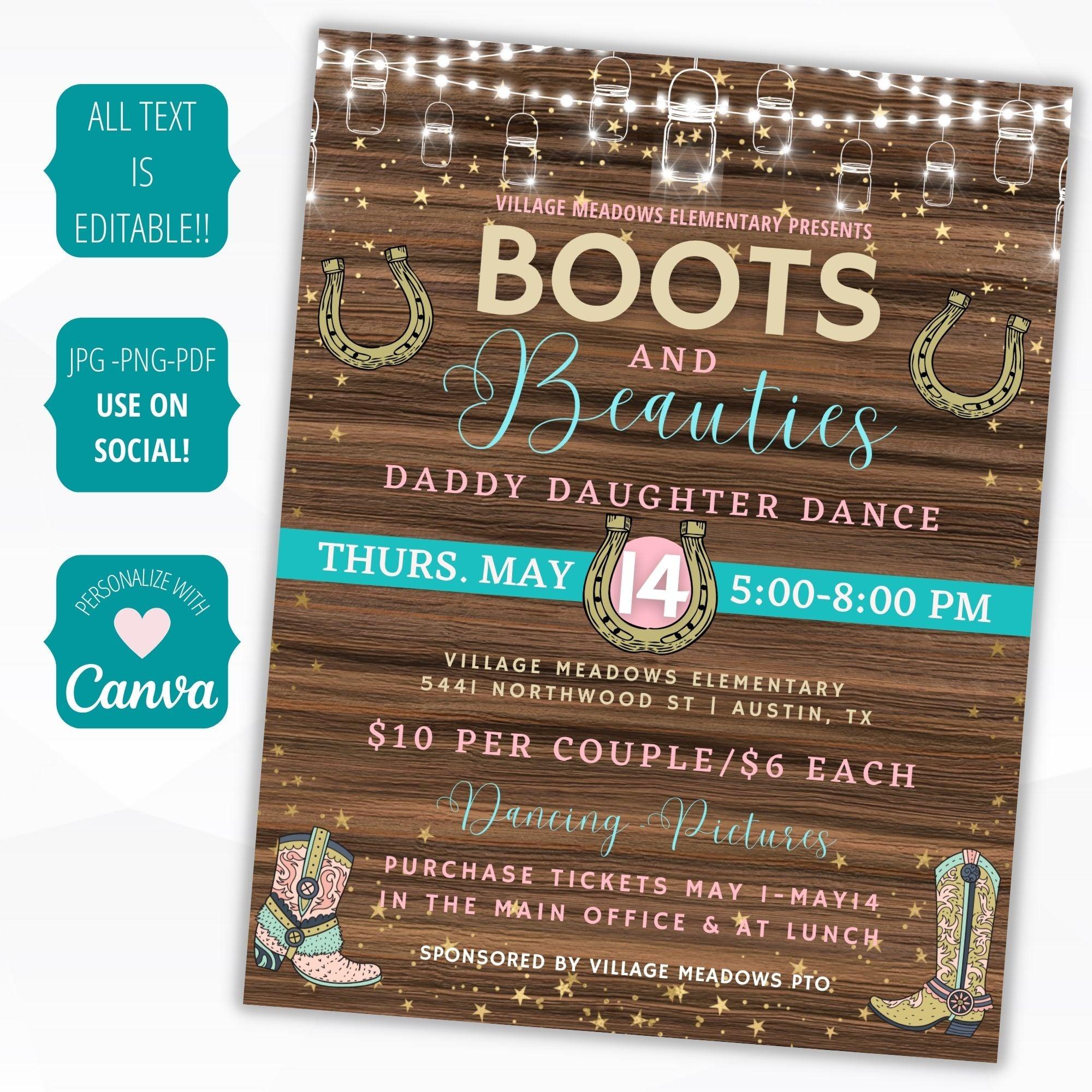 Boots Beauties Themed Dance Idea Simple Desert Designs