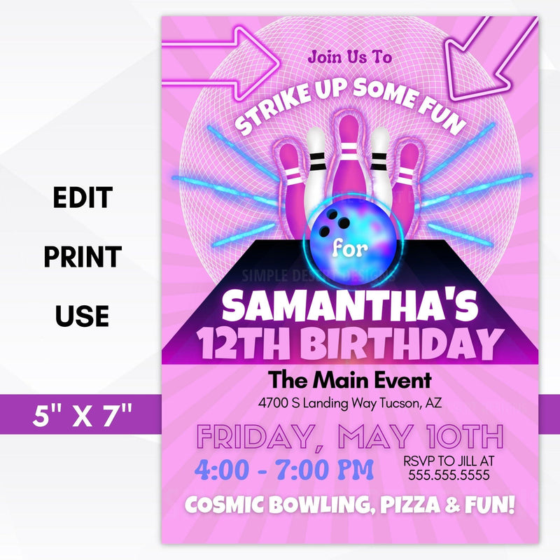 bowling birthday party