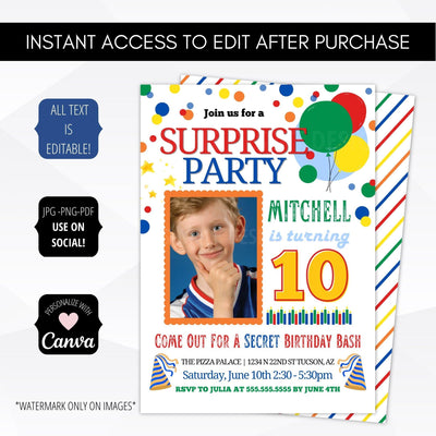 surprise birthday party ideas for kids