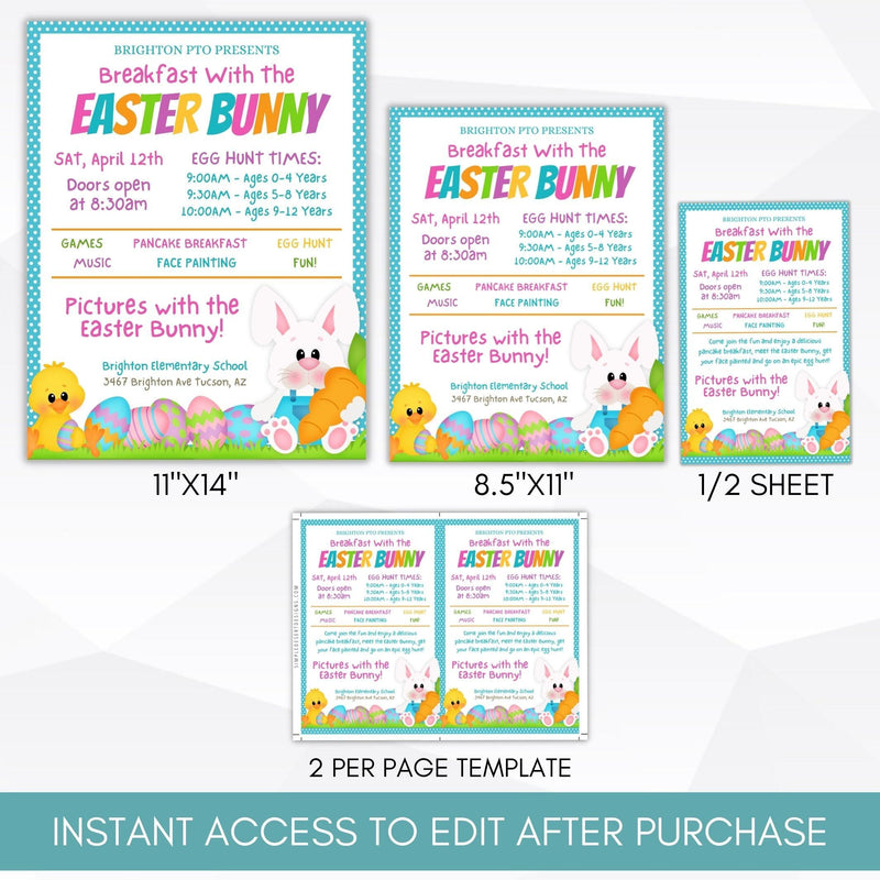 School PTO fundraiser idea Easter