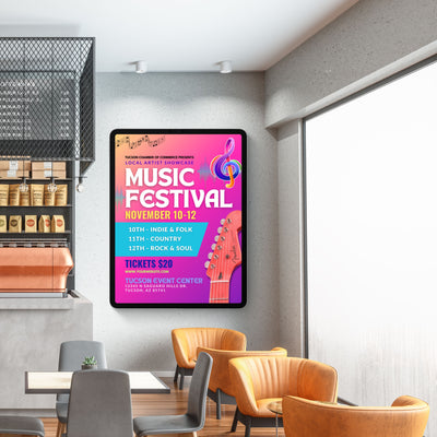 music festival concert gig flyer posters