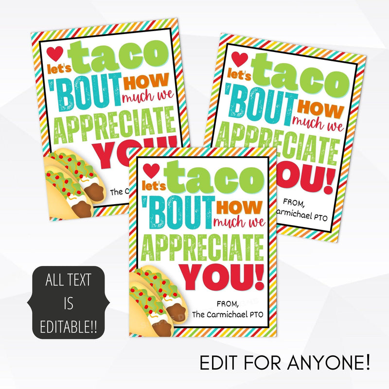 Kitchen staff appreciation gift tags