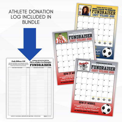 calendar fundraiser for soccer teams