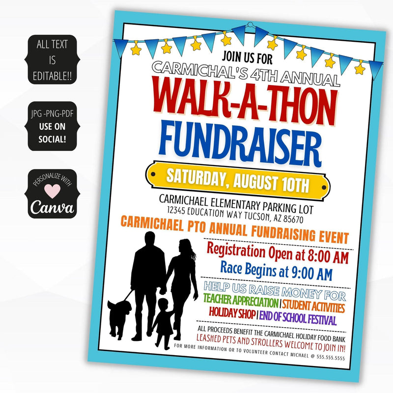 Walkathon Poster Ideas : Creative Ways to Promote Your Event