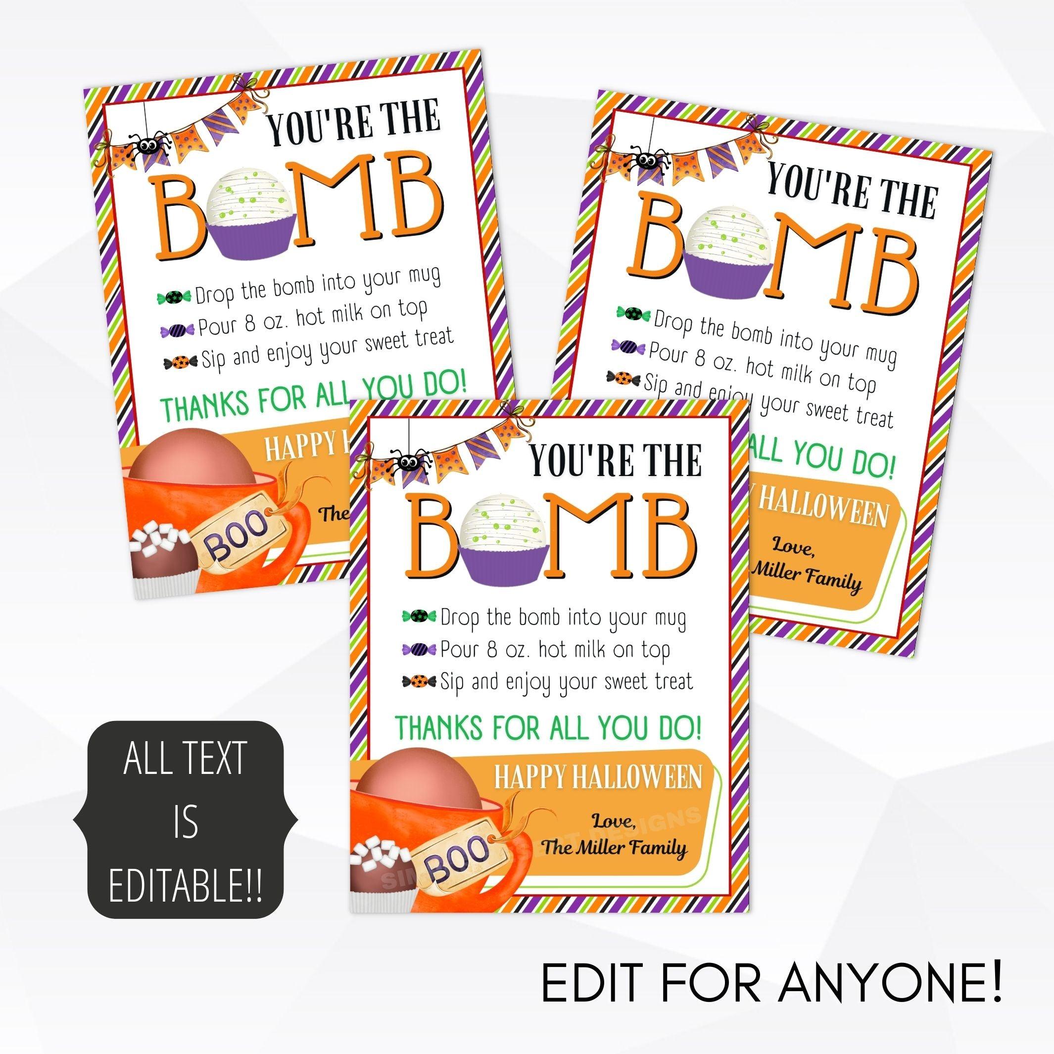 Student to teacher gift tag