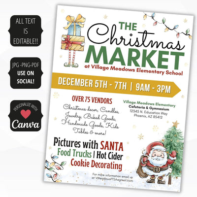 christmas craft show invitation