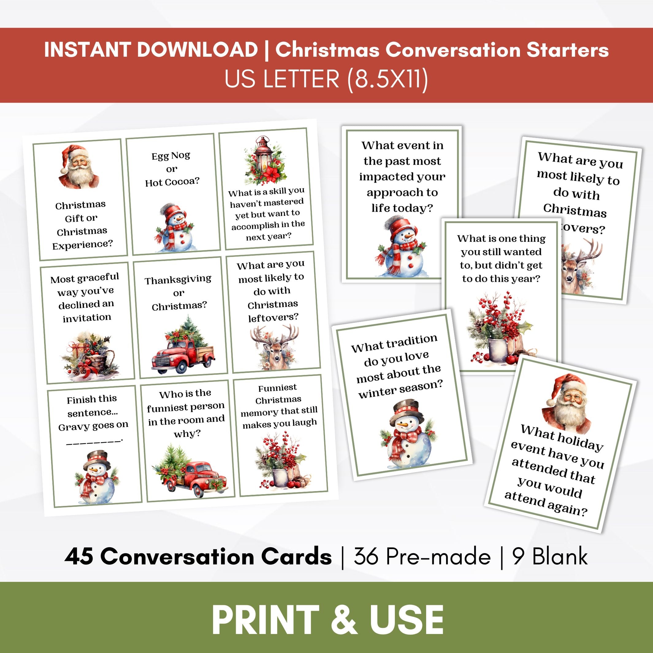 christmas conversation starters for dinner parties