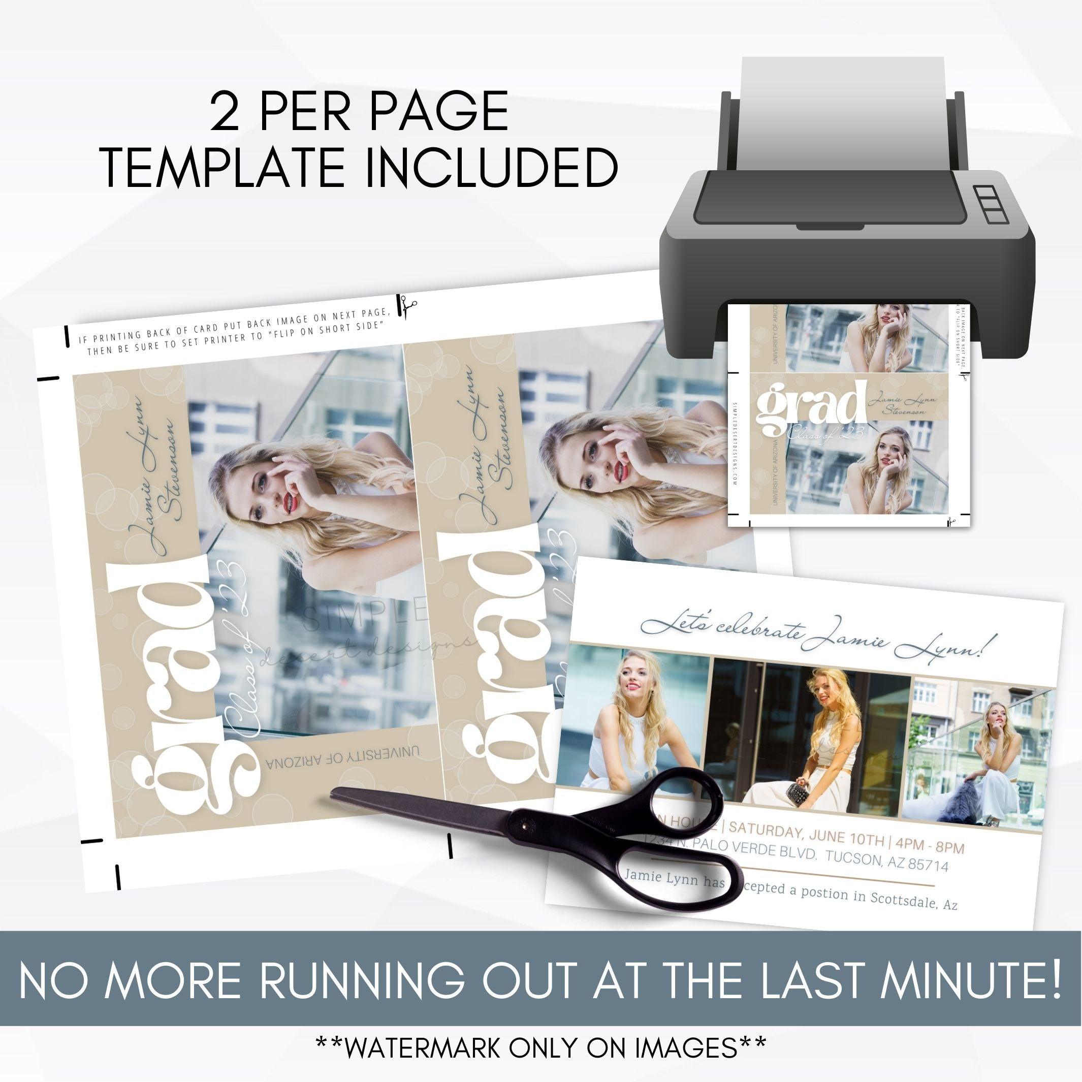 high school graduation invitation