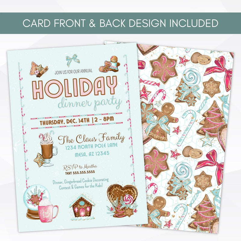 winter holiday party invitations