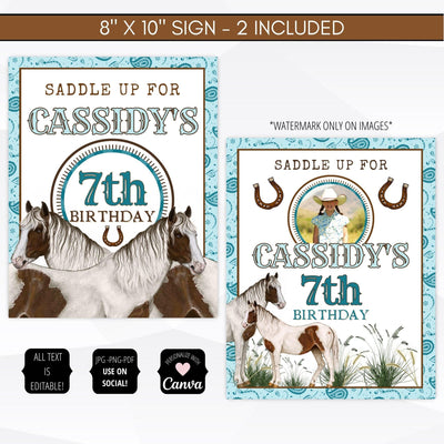 horse theme party supply bundle