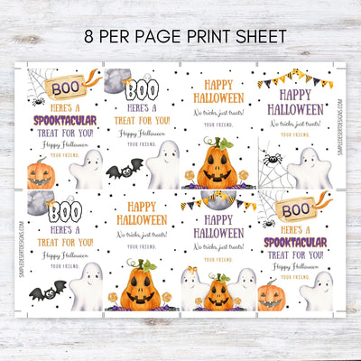 trick or treat tags