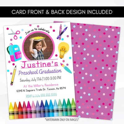 graduation invitation for preschool