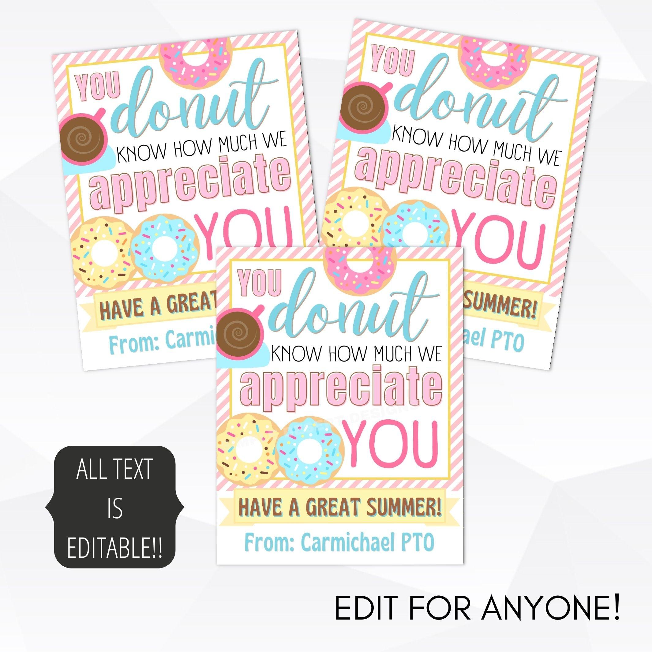 End of school teacher gifts idea