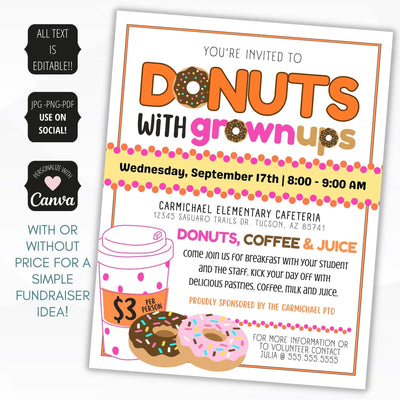 fundraiser donuts