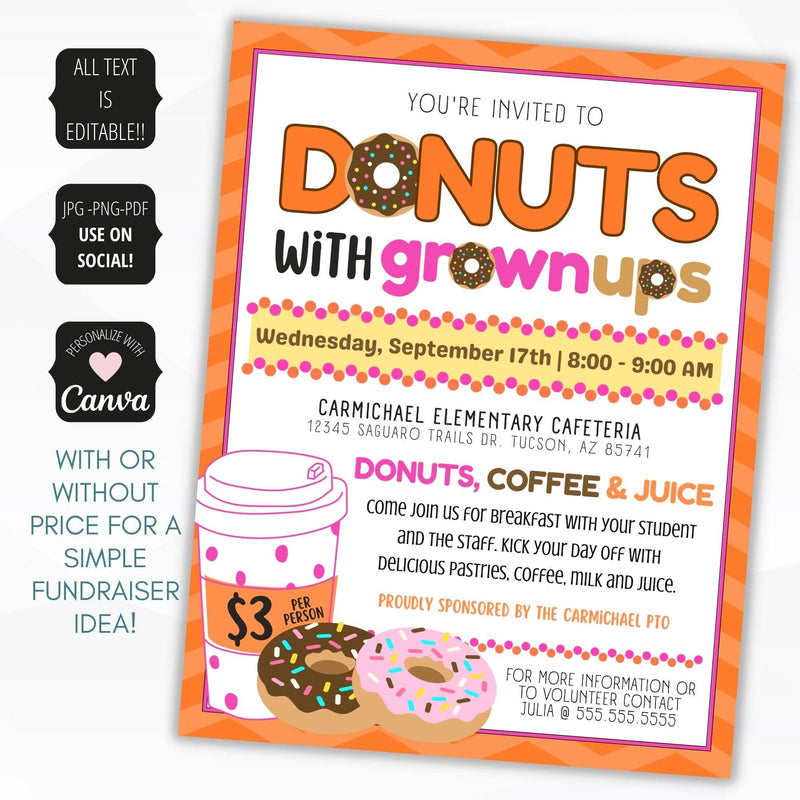 fundraiser donuts