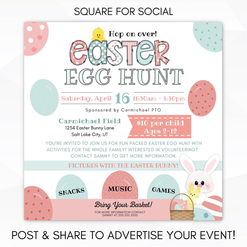 Egg hunt fundraising ideas
