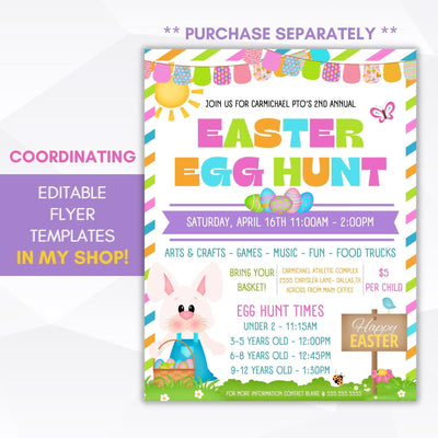 printable easter party decor